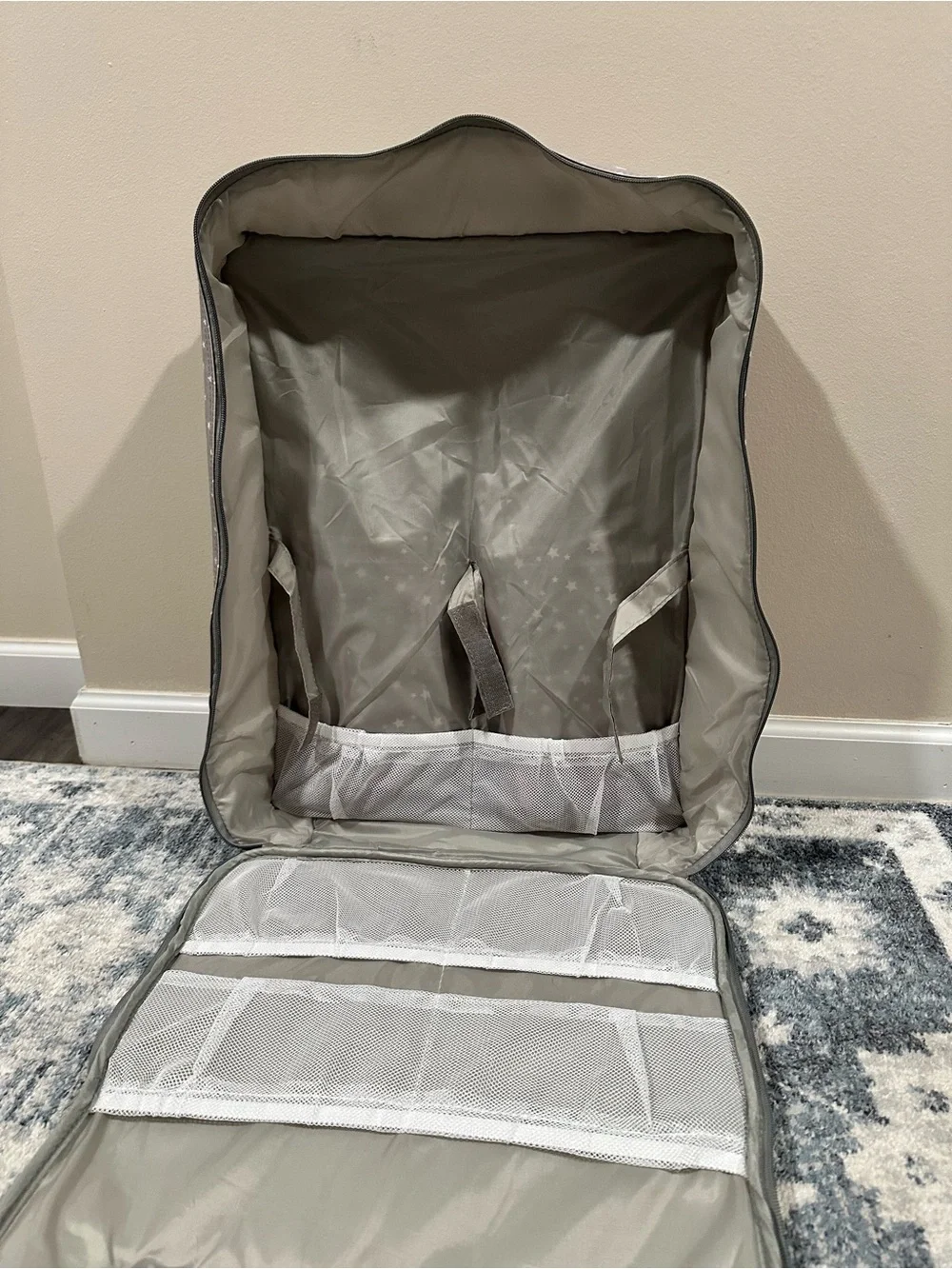 Double Doll Carrier Backpack Gray Star for 18